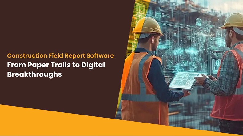 This visualization shows the shift from paper-based to digital construction field reporting workflows.
