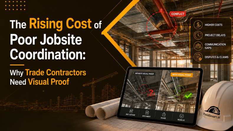 The Rising Cost of Poor Jobsite Coordination: Why Trade Contractors Need Visual Proof